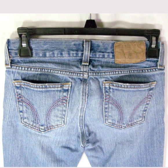 Hollister Stretch Jeans Size 0 Distressed Cuffs - Picture 5 of 6